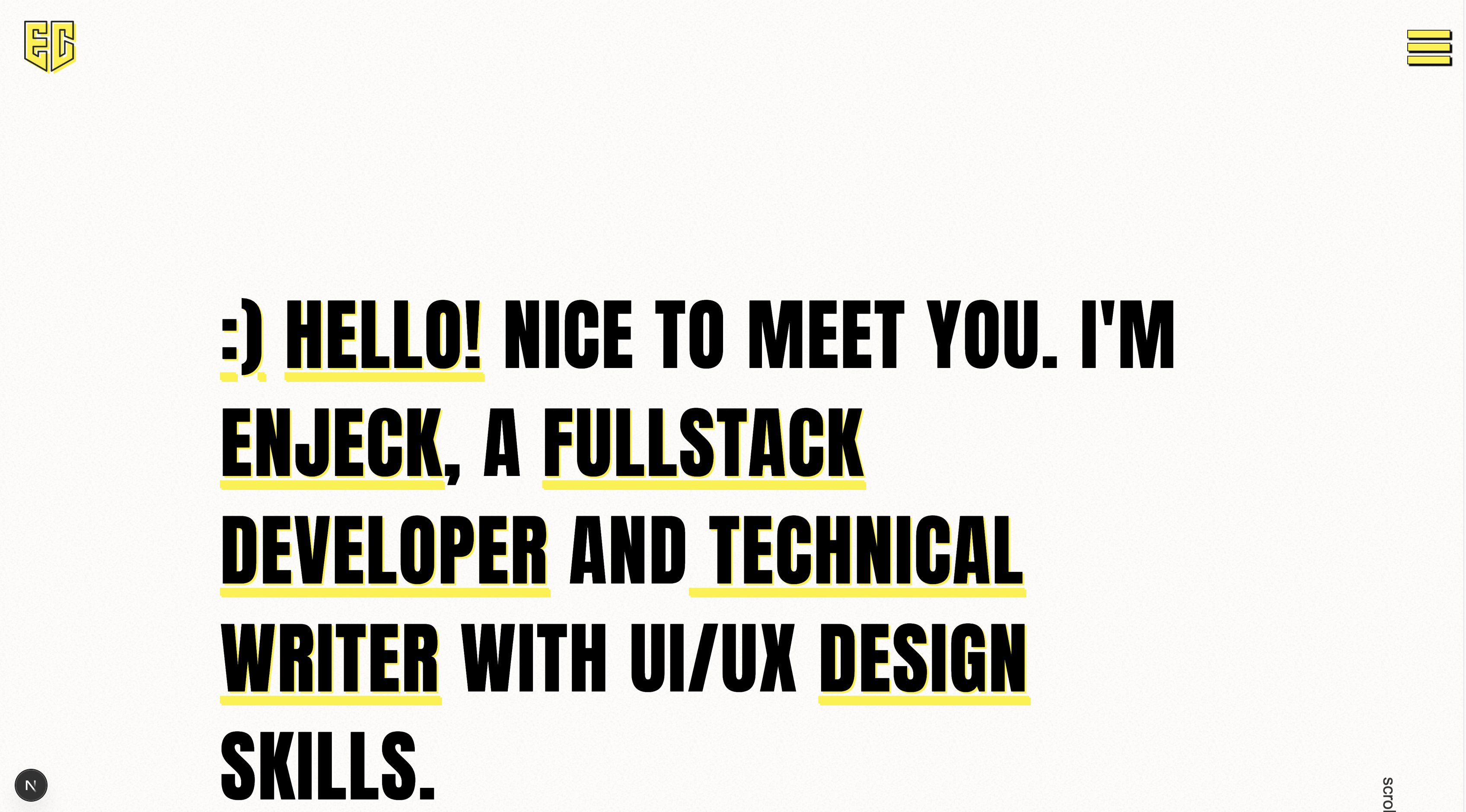 Personal Website preview